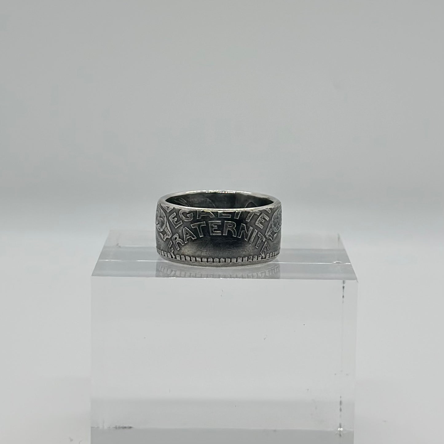 Bague "Fraternité" en argent - 🇫🇷