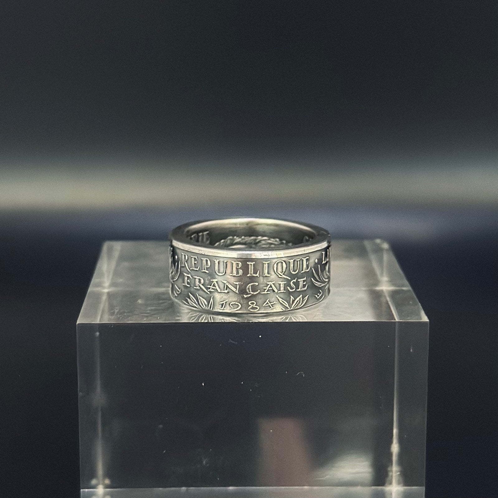 "Marie Curie" silver ring - 🇫🇷