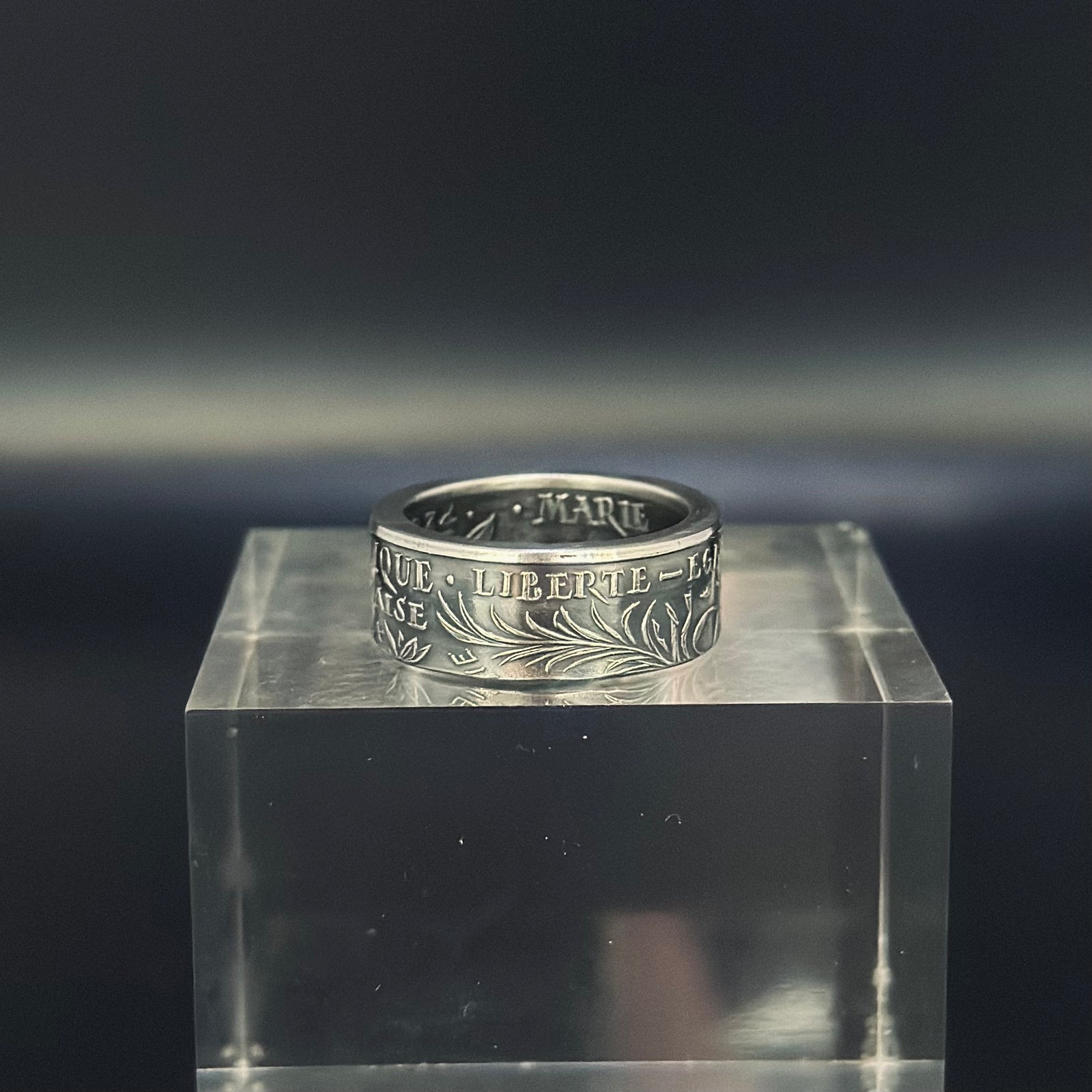 "Marie Curie" silver ring - 🇫🇷