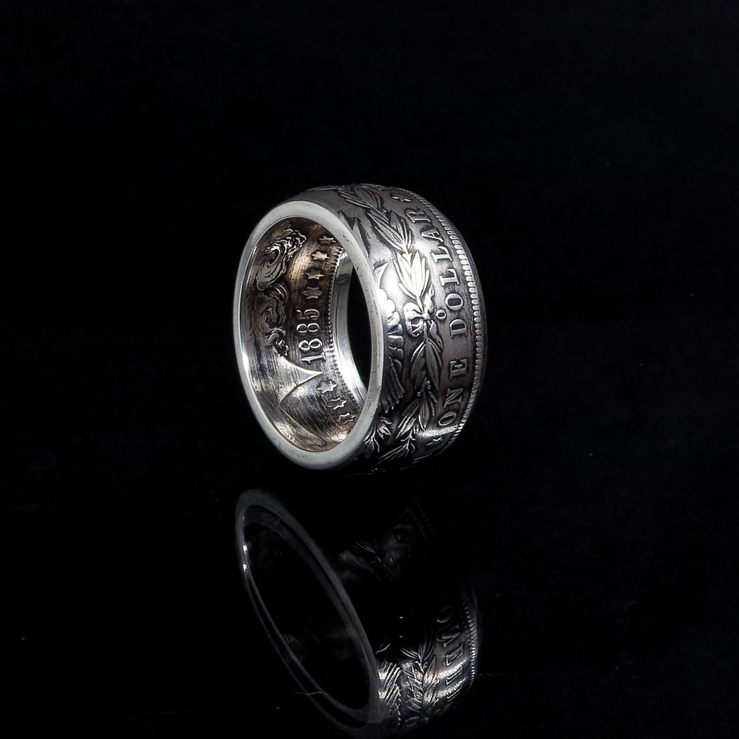 Bague "Morgan Dollar" en argent - 🇺🇸