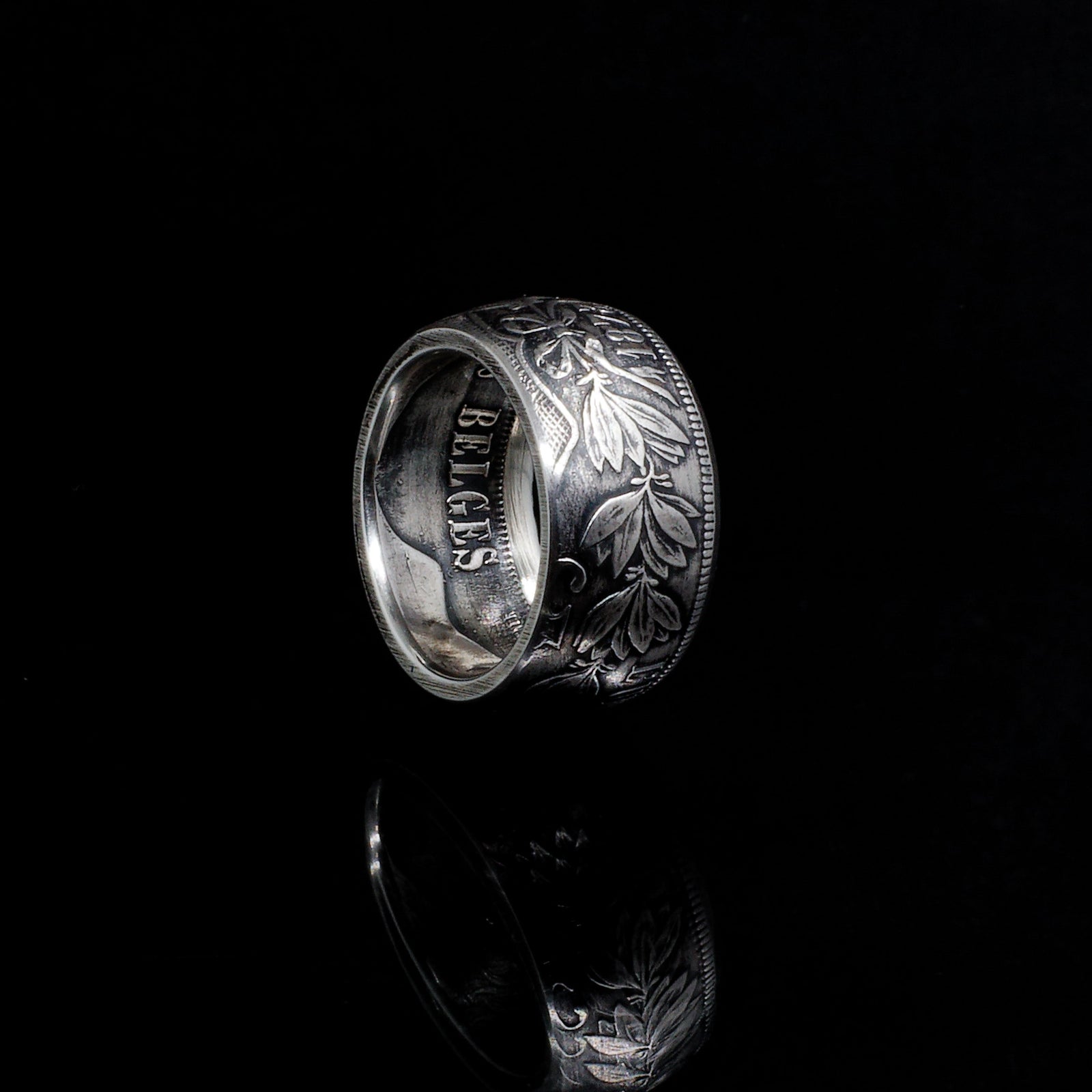 "Leopold II" silver ring - 🇧🇪