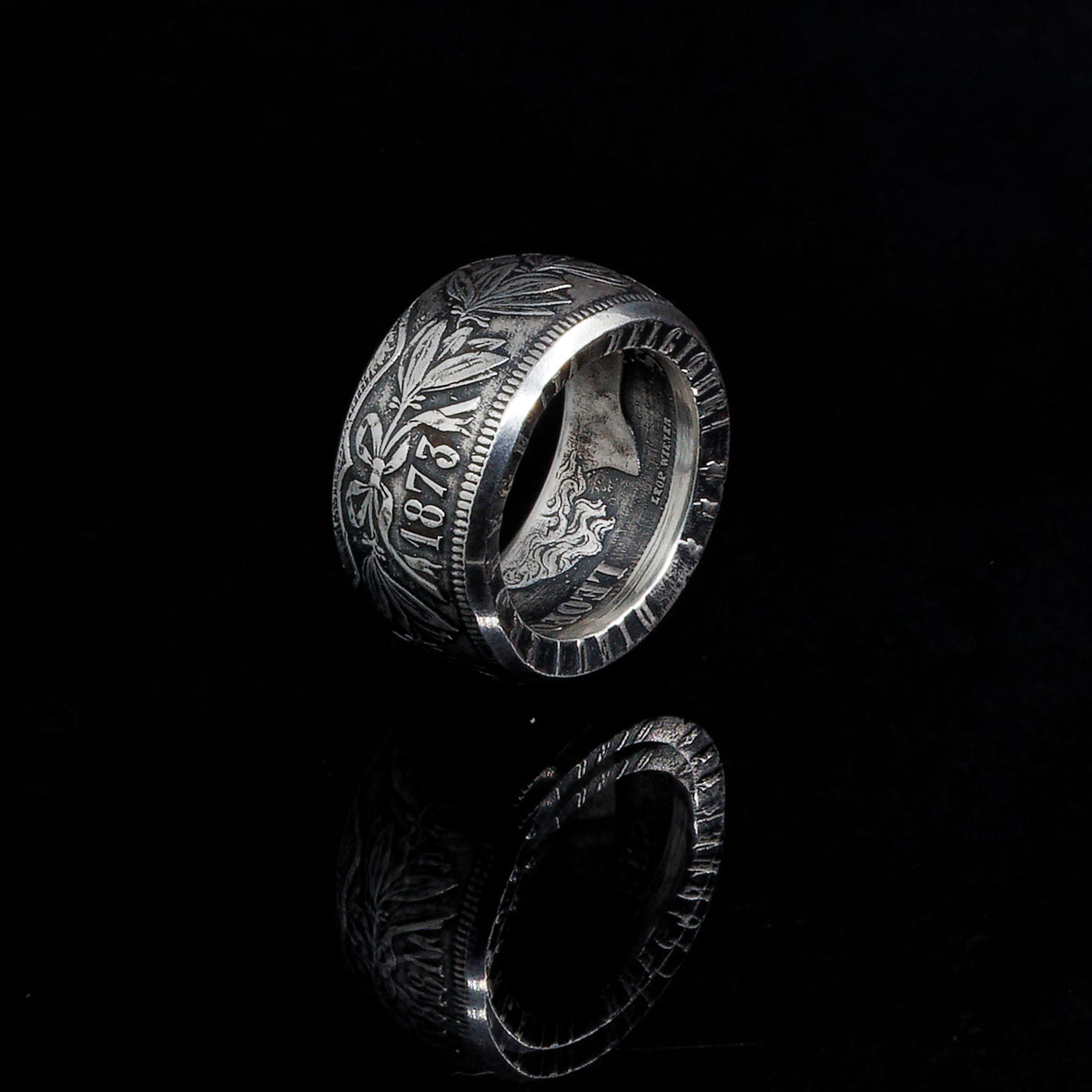 "Leopold II" silver ring -