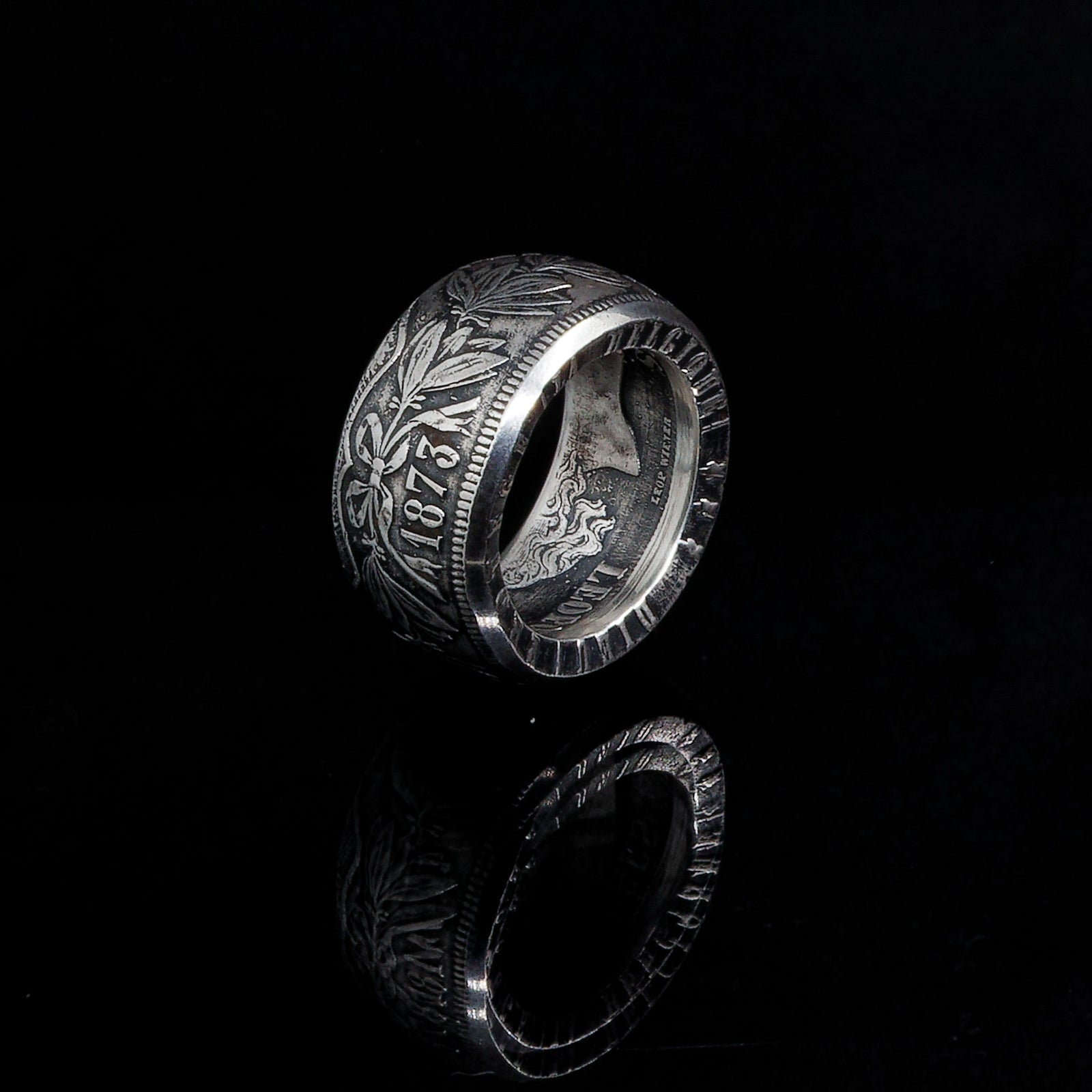 "Leopold II" silver ring - 🇧🇪