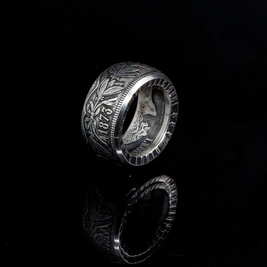 Bague "Leopold II" en argent - 🇧🇪