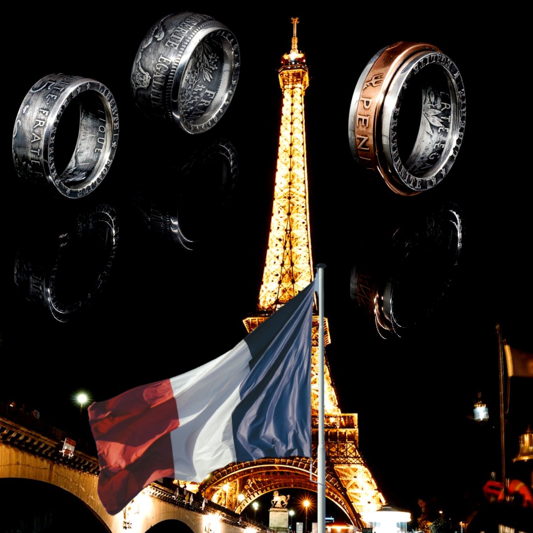 Bagues monnaies Françaises