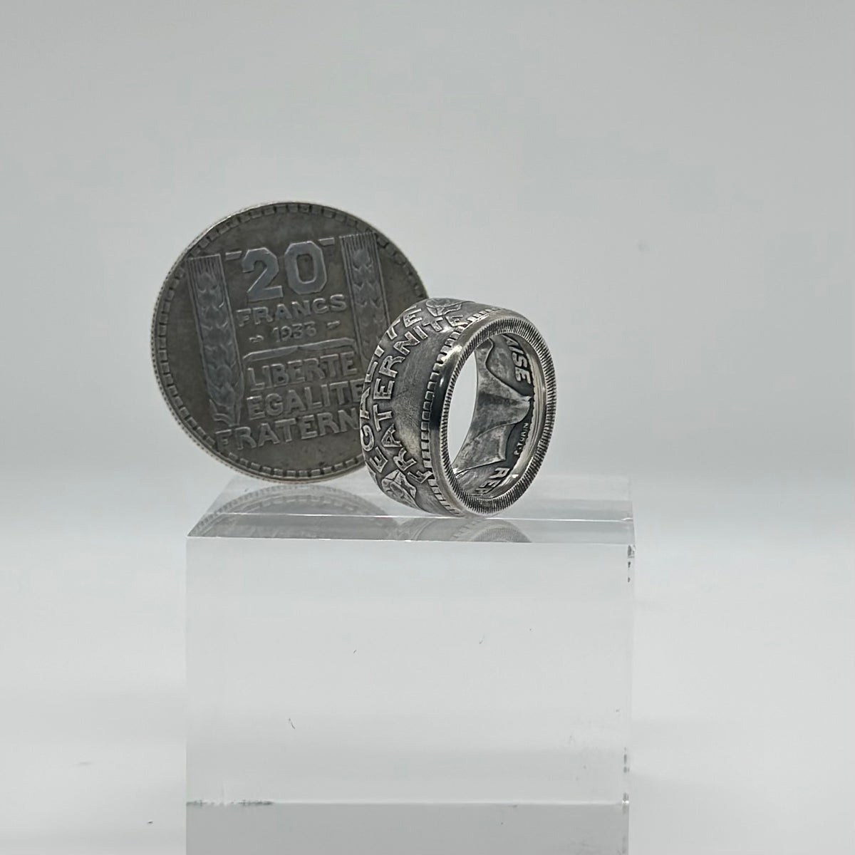 "Fraternity" silver ring - 🇫🇷