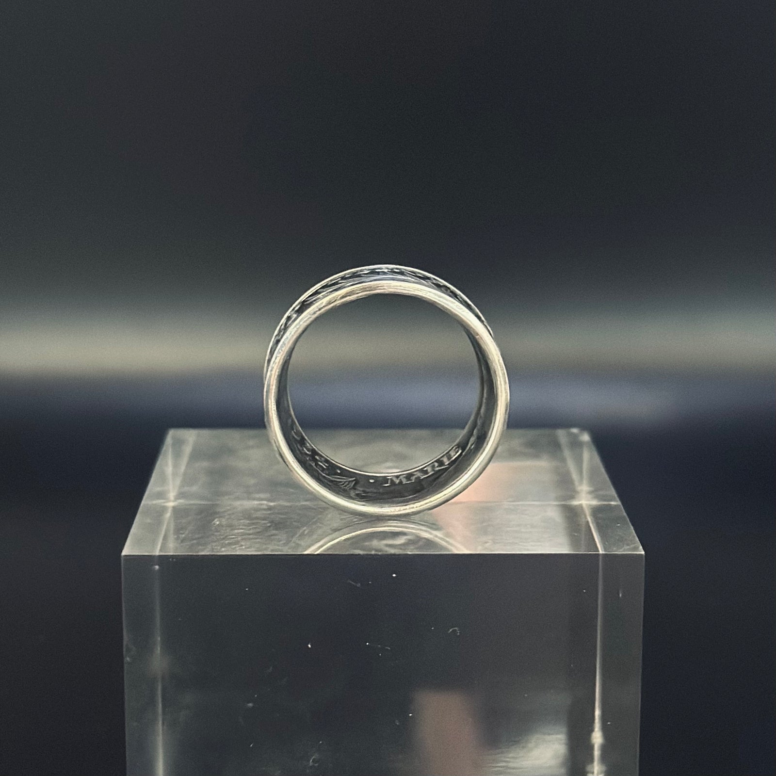 "Marie Curie" silver ring - 🇫🇷