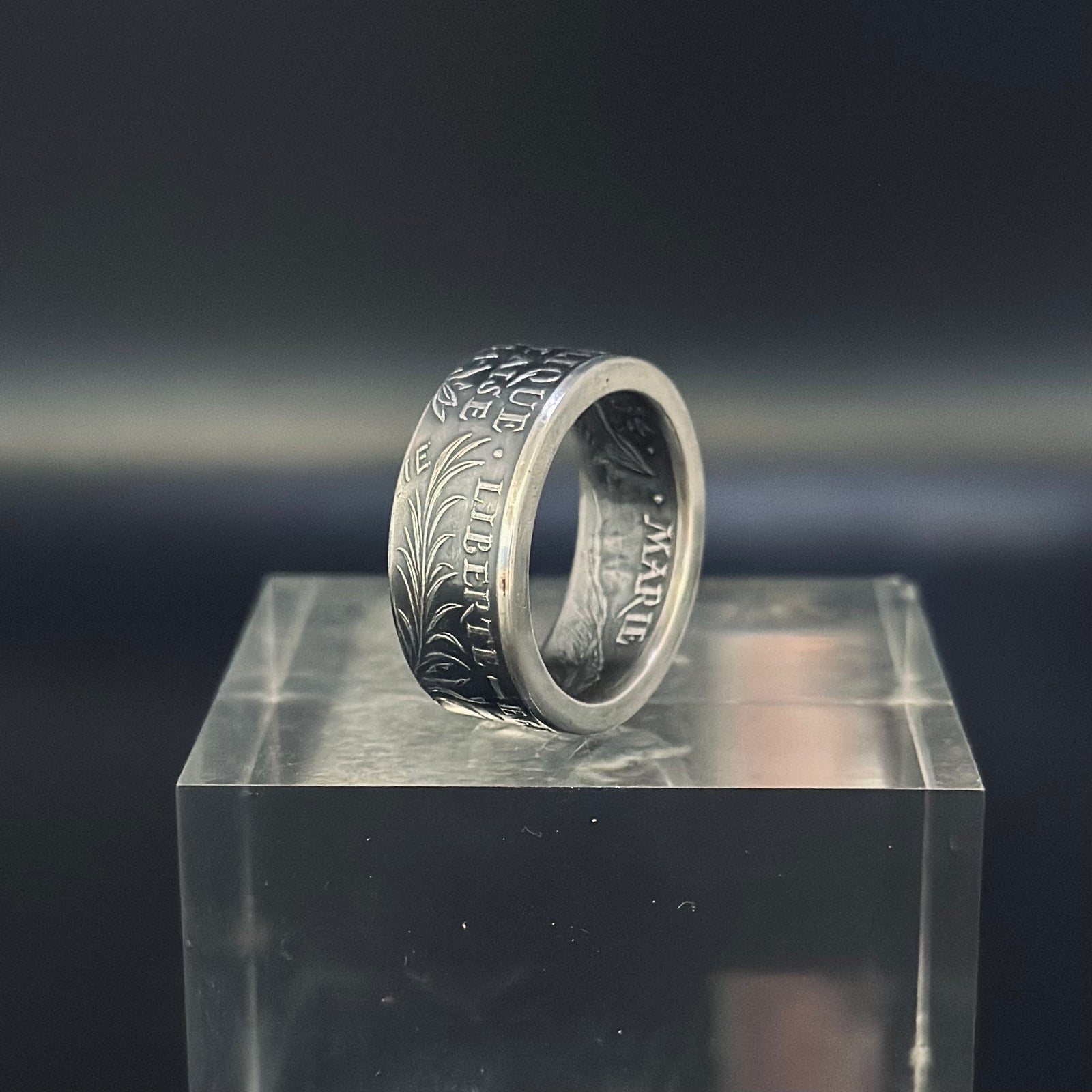 "Marie Curie" silver ring - 🇫🇷