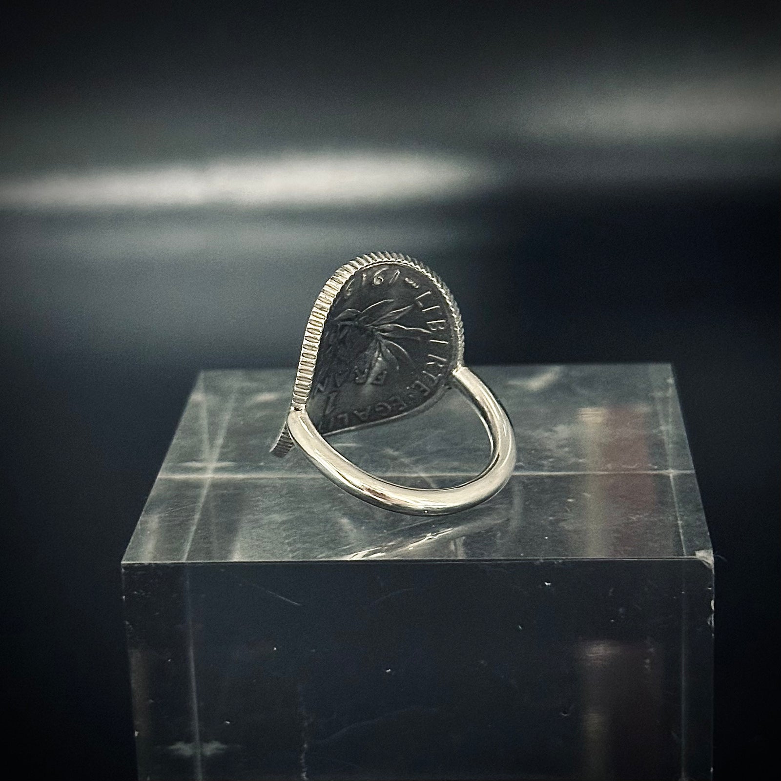 "The Elegant" signet ring in silver - 🇫🇷
