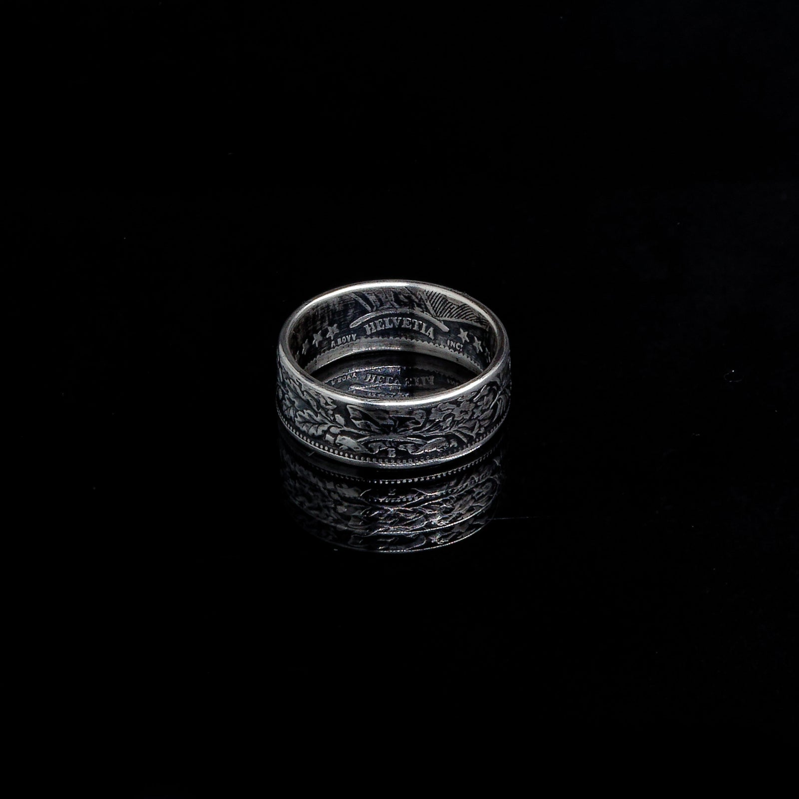 "Grande Helvetia" silver ring - 🇨🇭