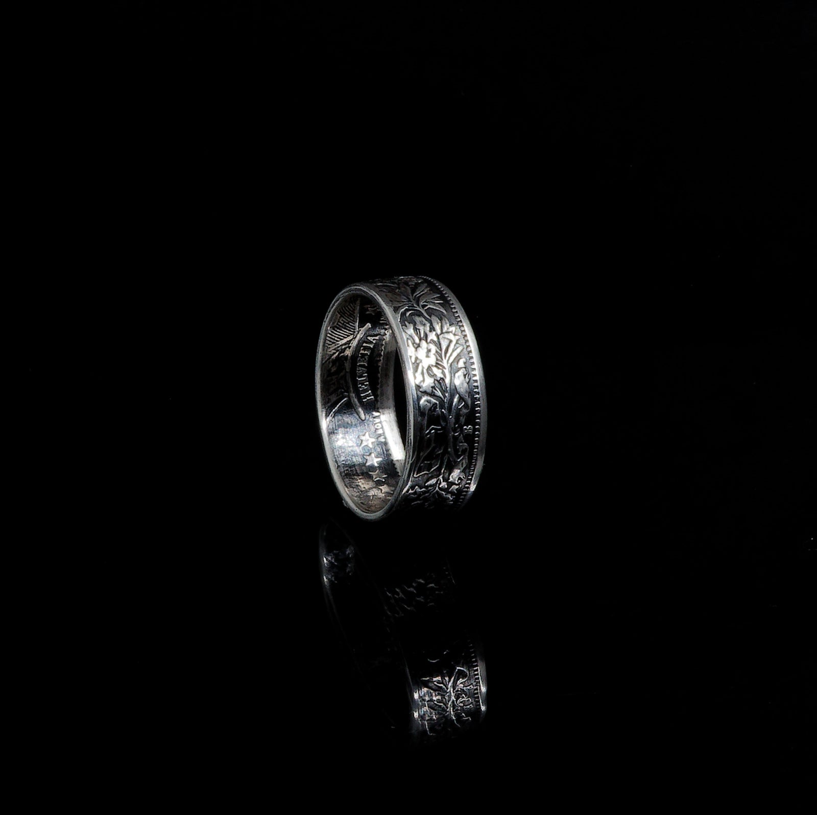 "Grande Helvetia" silver ring - 🇨🇭